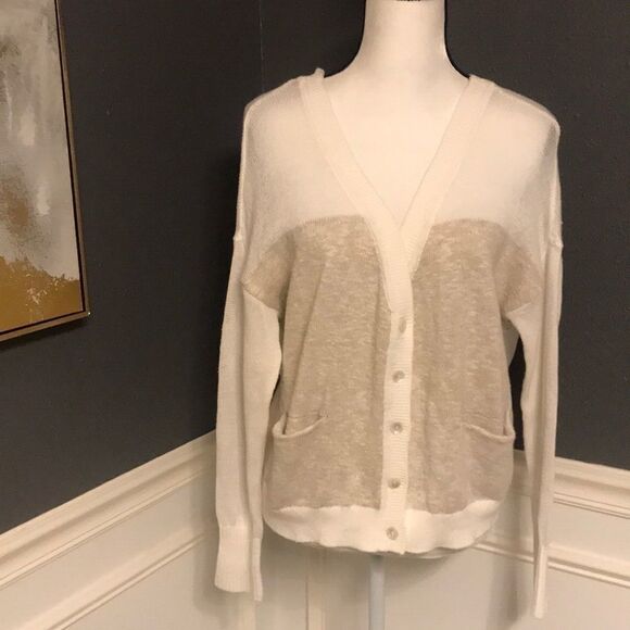 Victoria’s Secret Dolman Color Block Cardigan - Picture 1 of 6